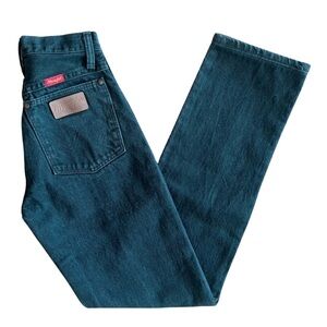 Wrangler High Waisted Green Denim
